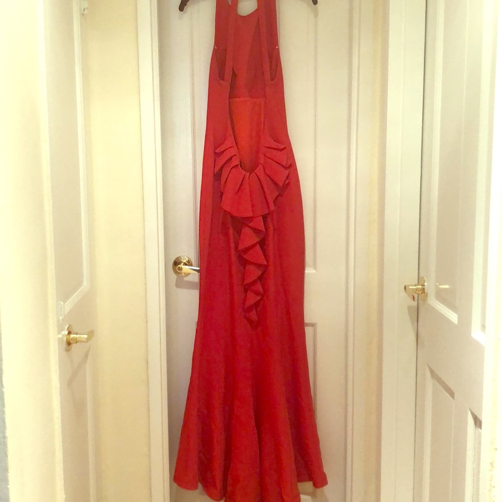 Maria Bianca Nero Backless Gown